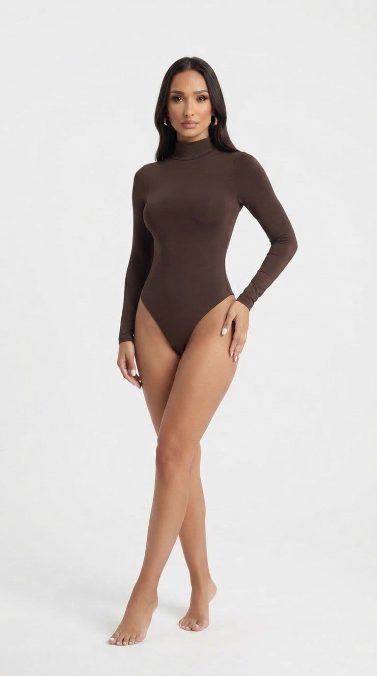Body Manga Longa Gola Alta Luana